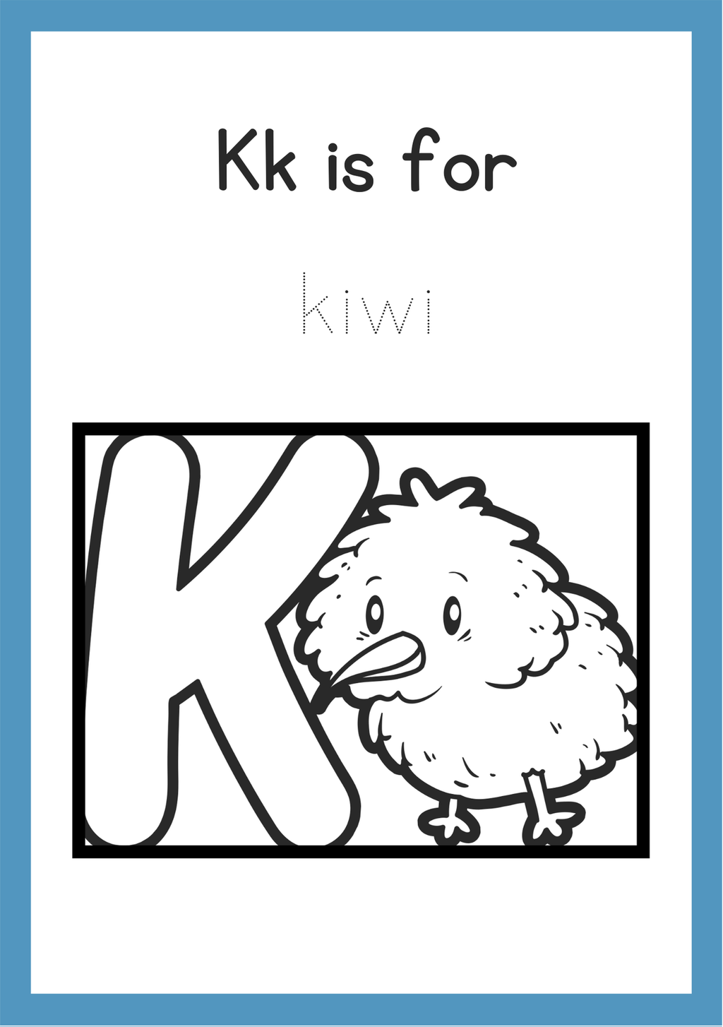 alphabet colouring book