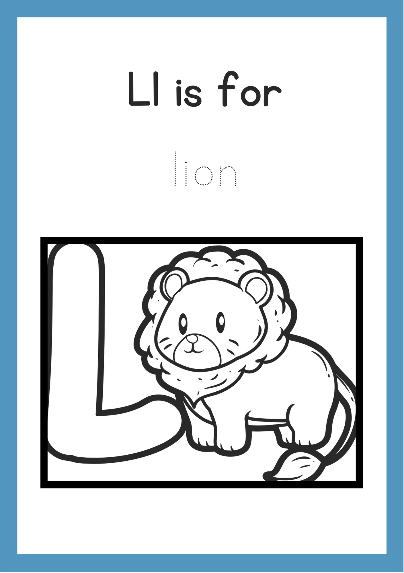 alphabet colouring book