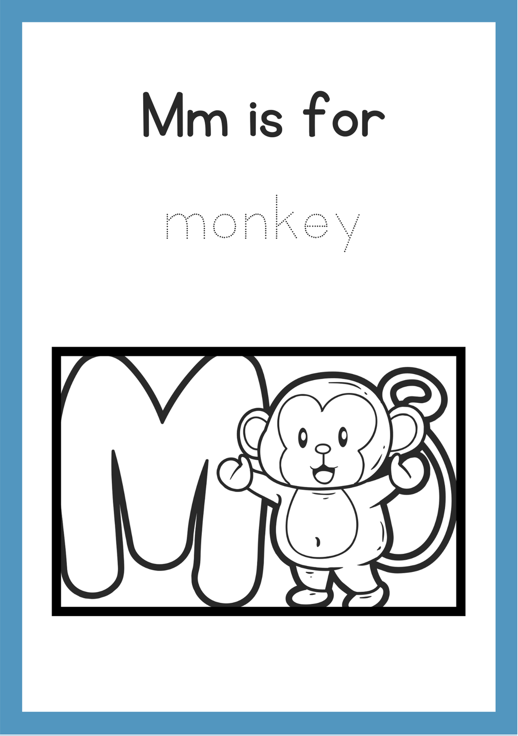 alphabet colouring book