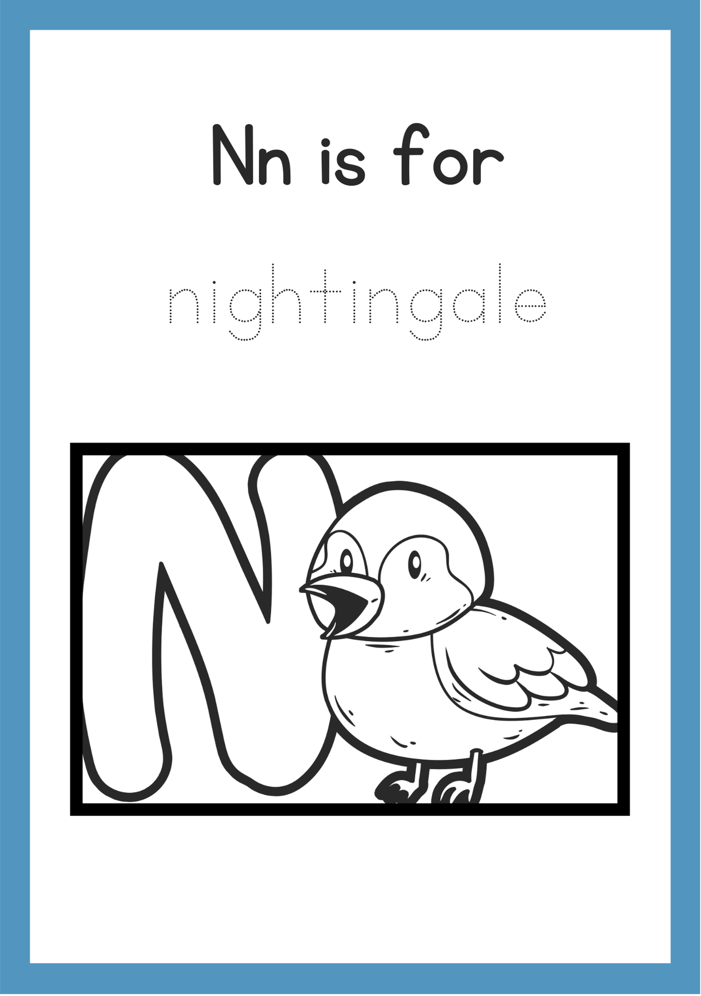 alphabet colouring book