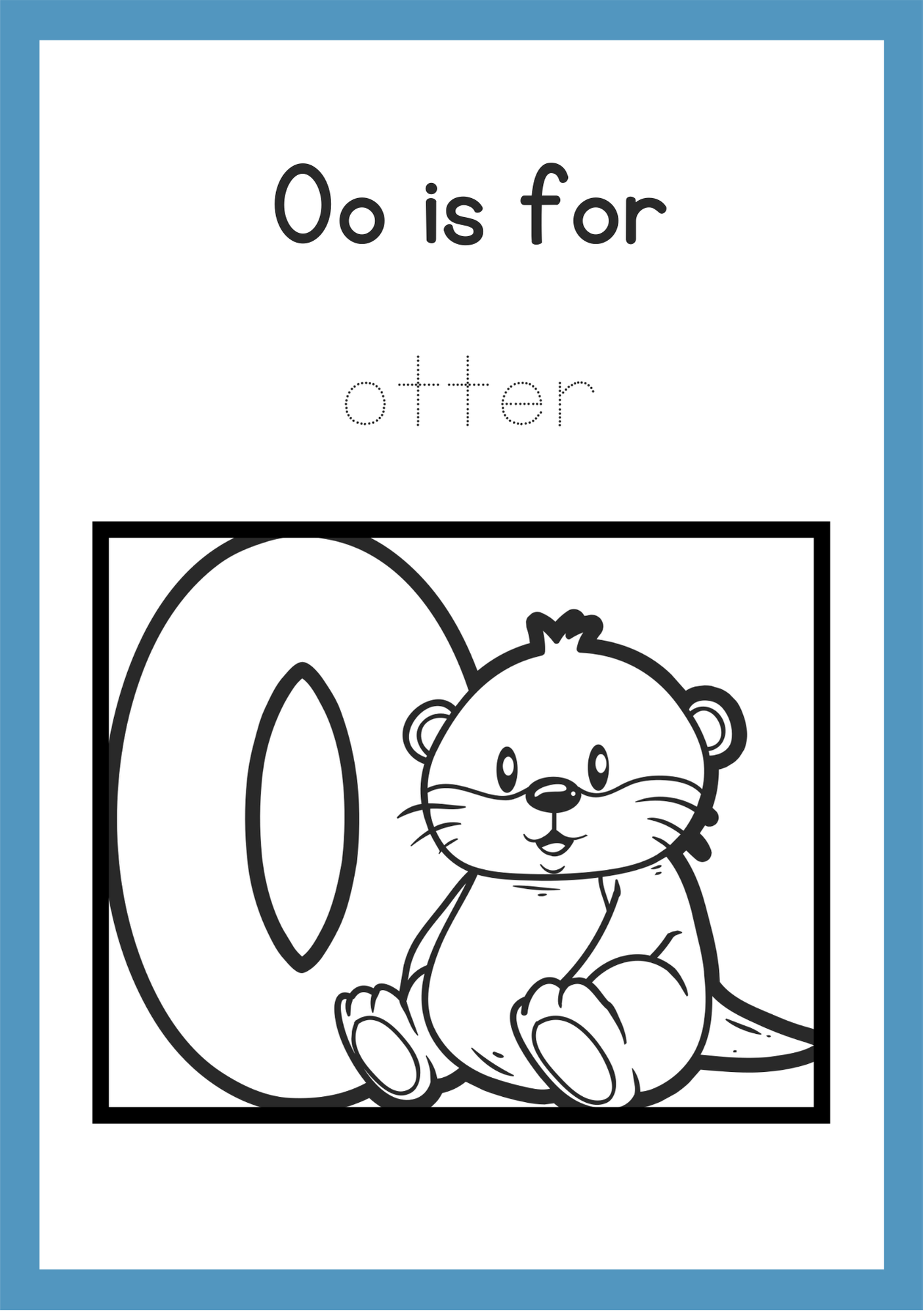 alphabet colouring book