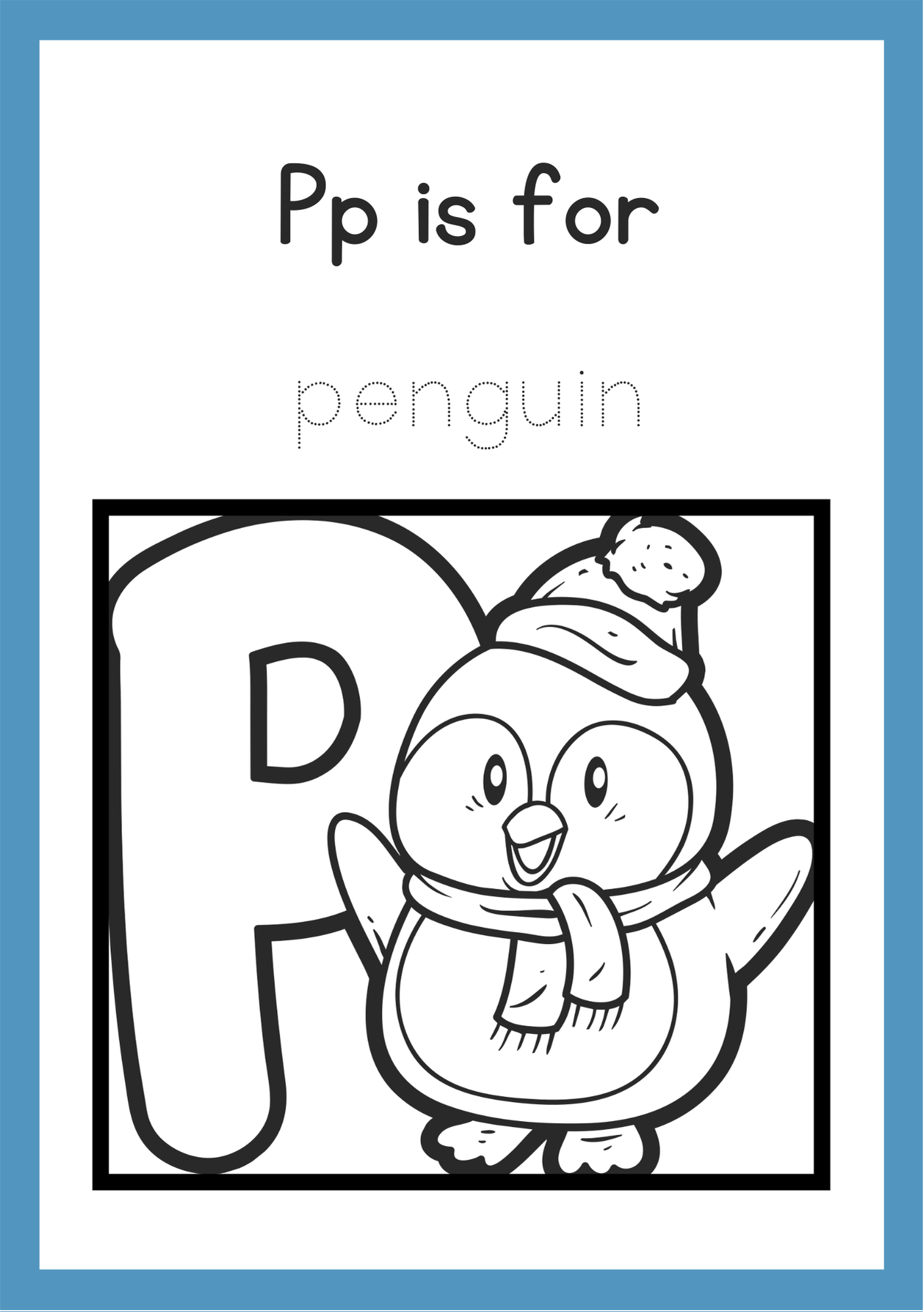 alphabet colouring book