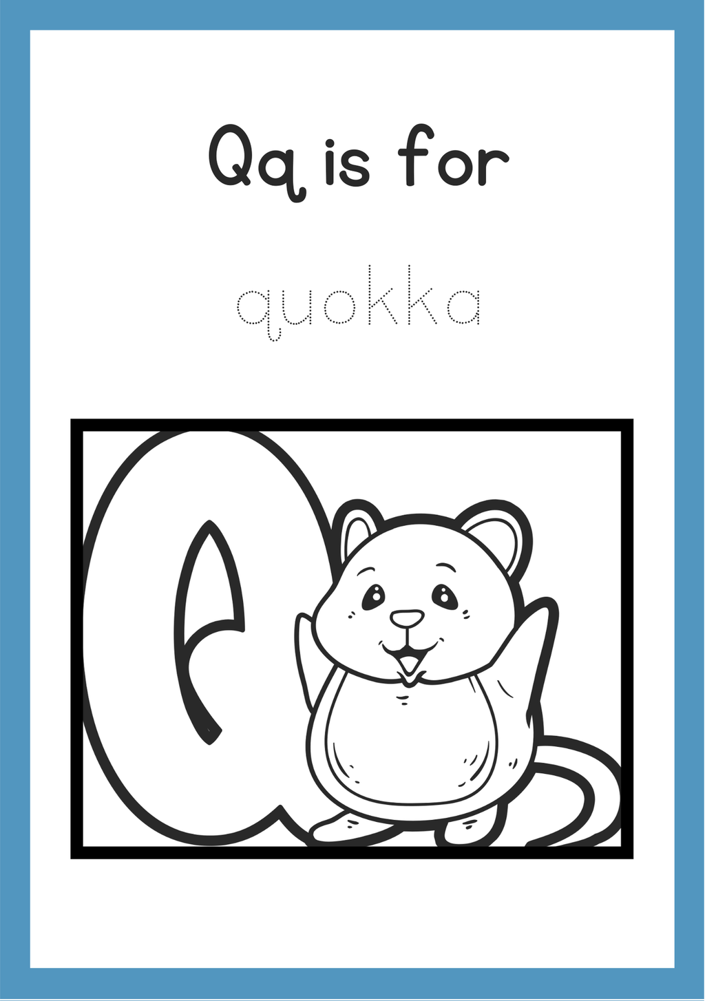 alphabet colouring book