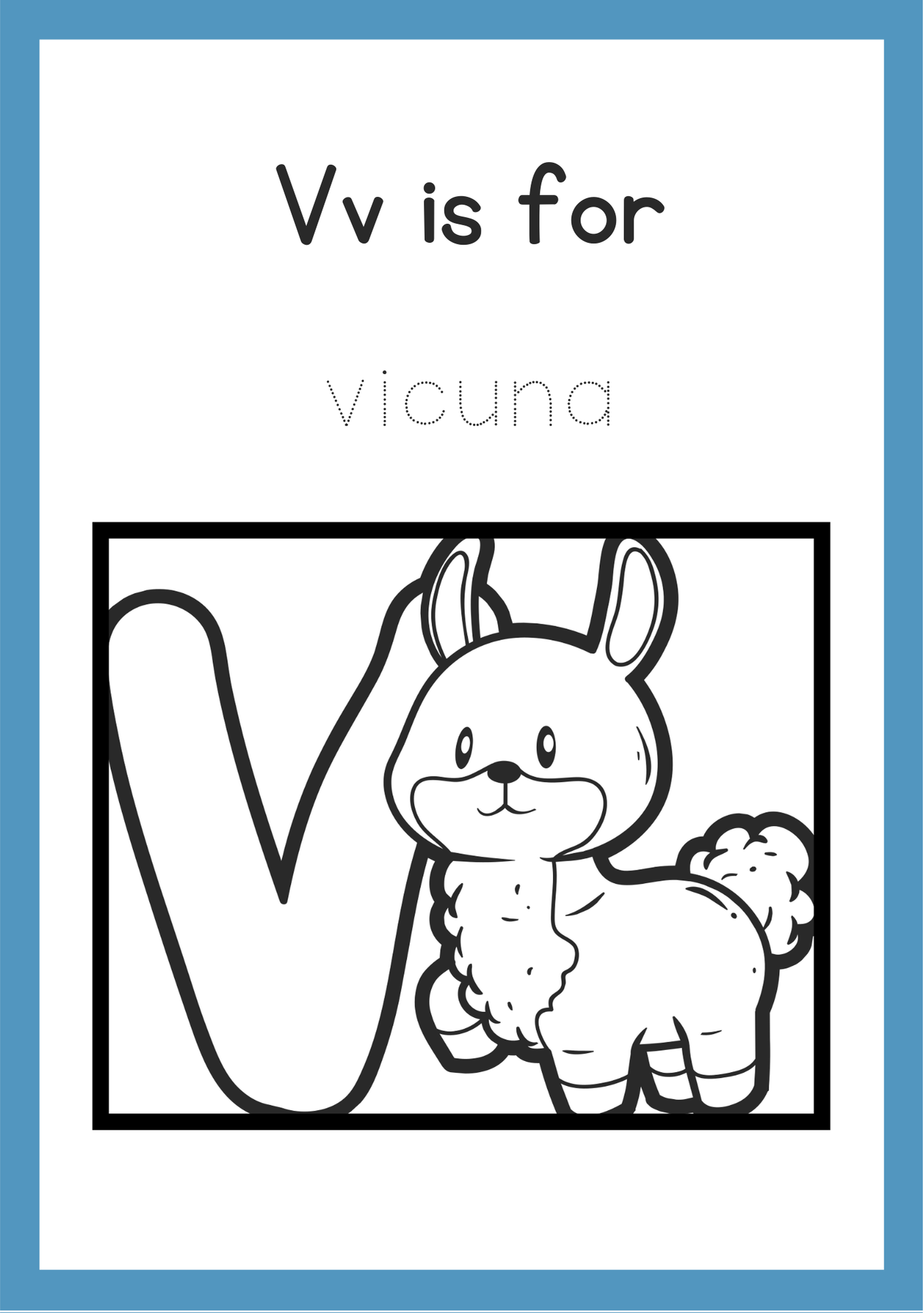 alphabet colouring book