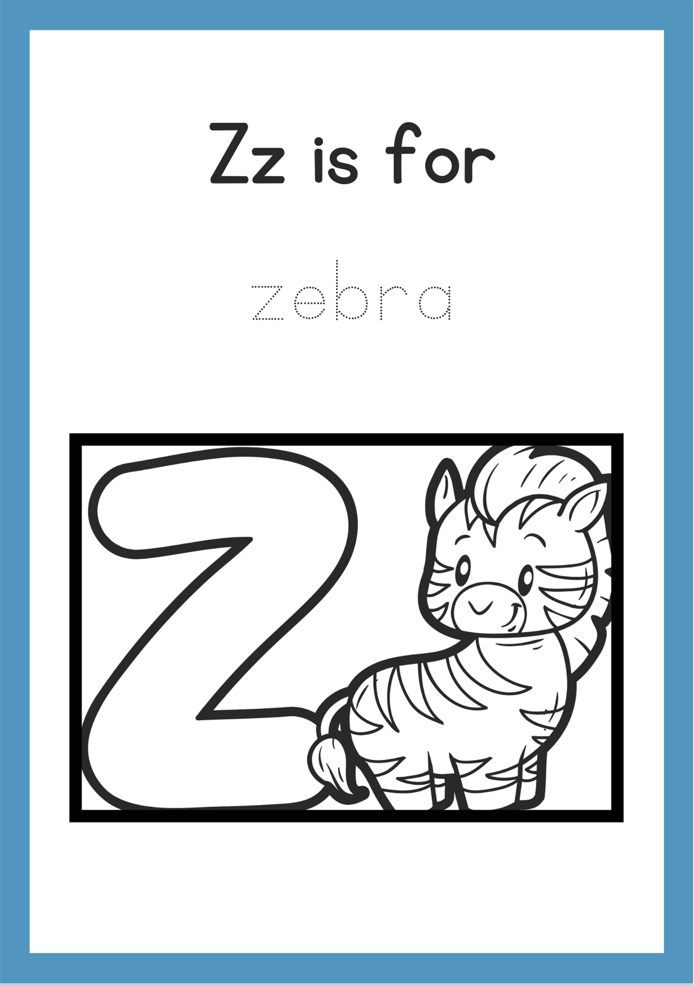 alphabet colouring book