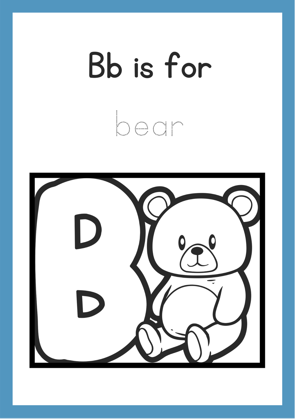 alphabet colouring book