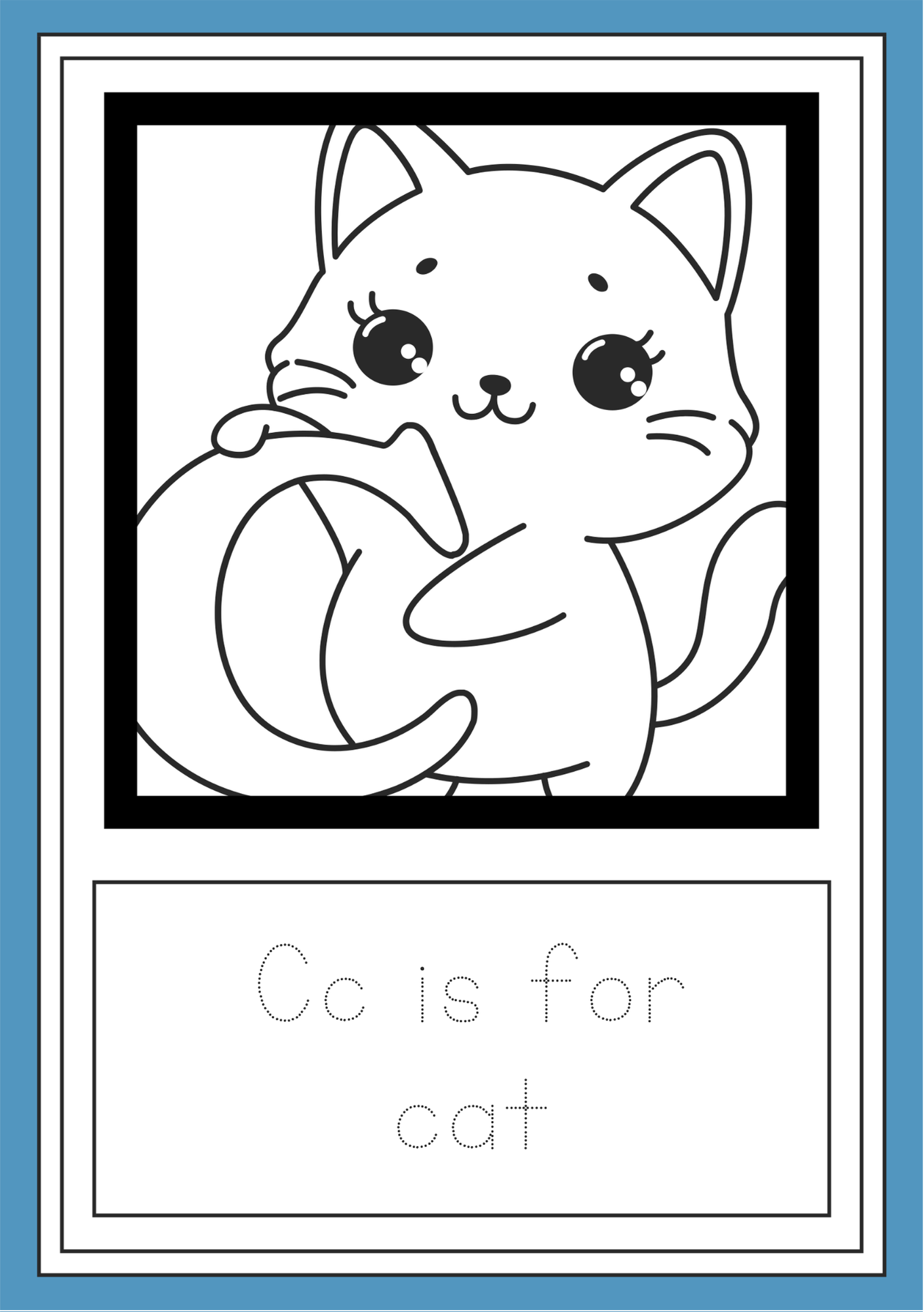 alphabet colouring book