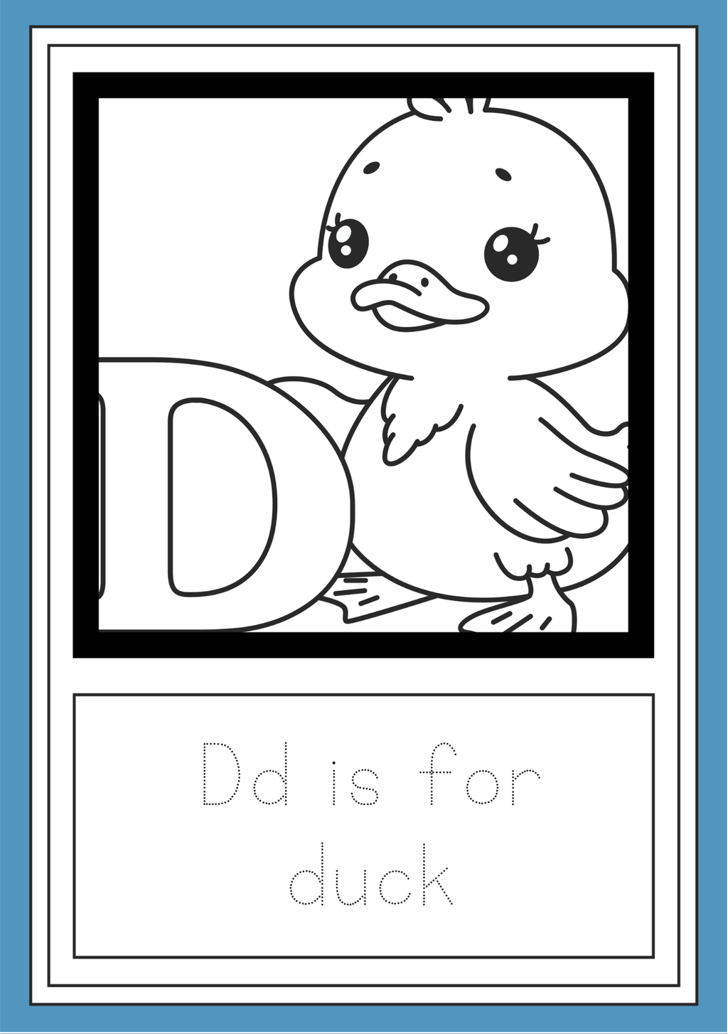 alphabet colouring book