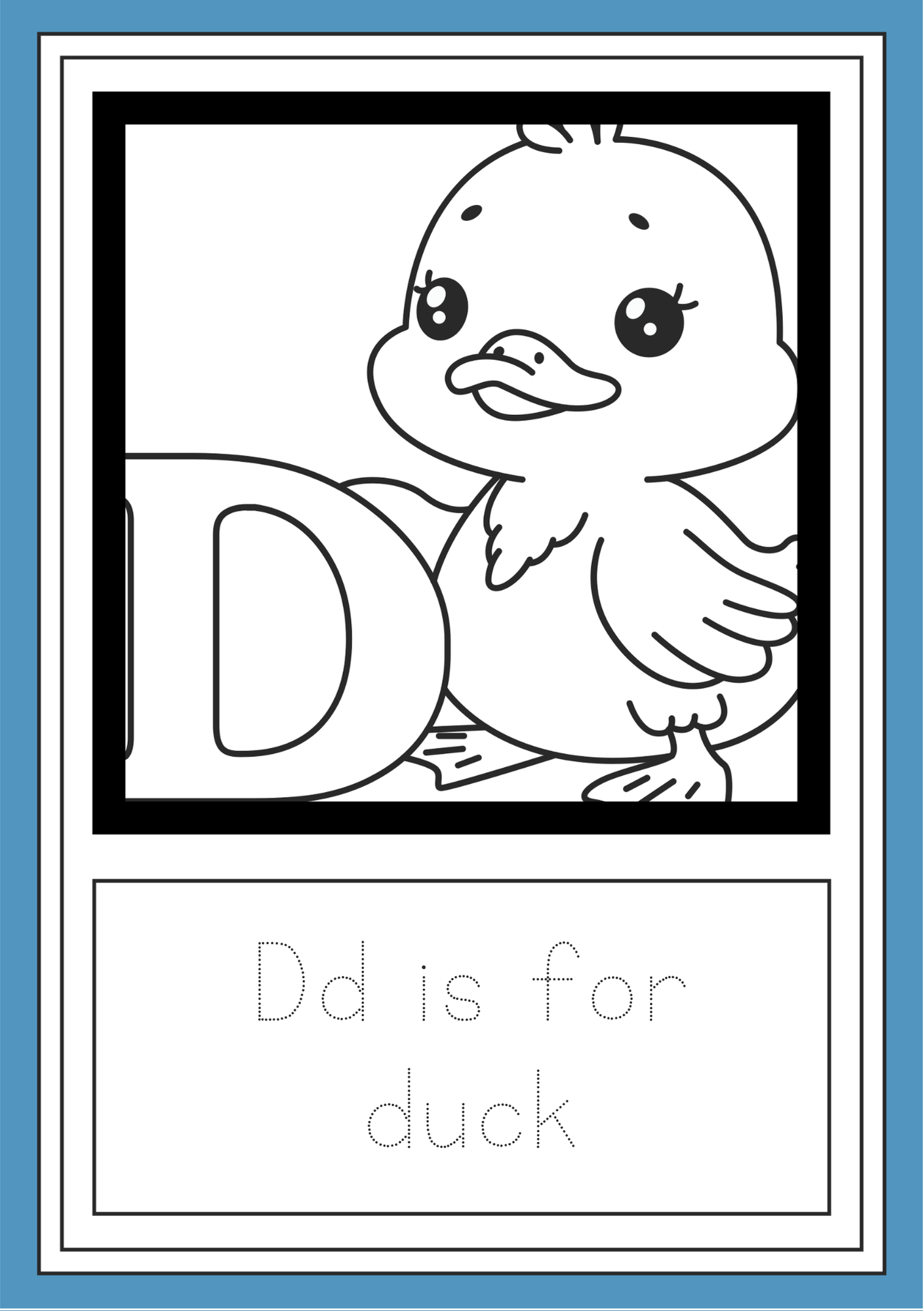 alphabet colouring book