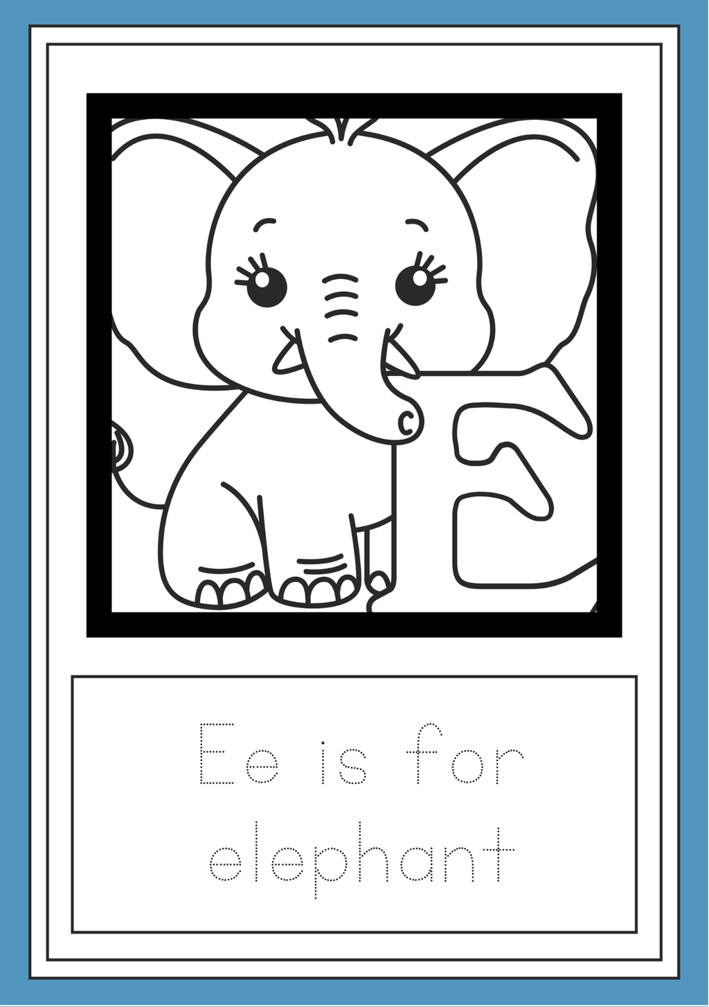 alphabet colouring book