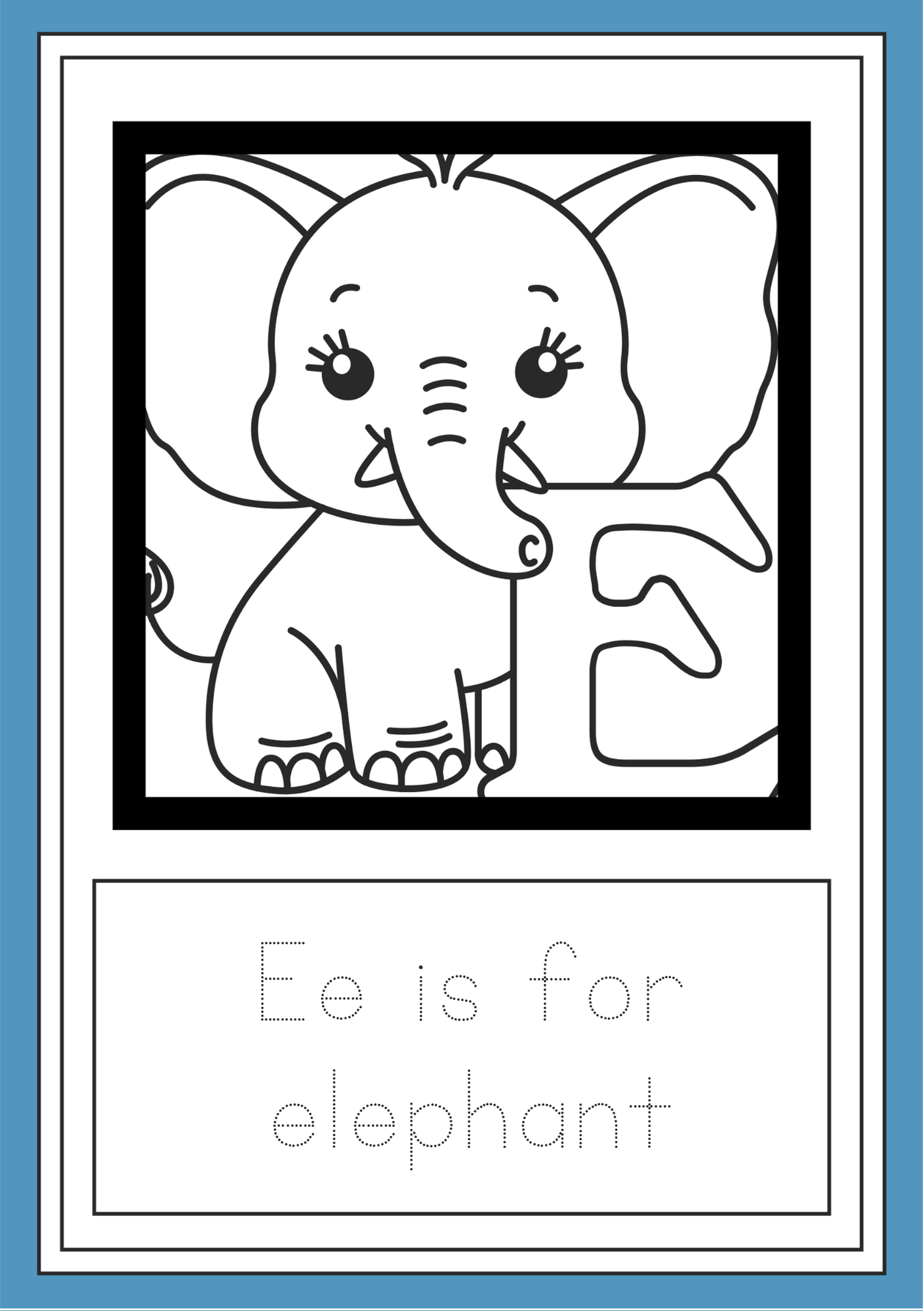 alphabet colouring book