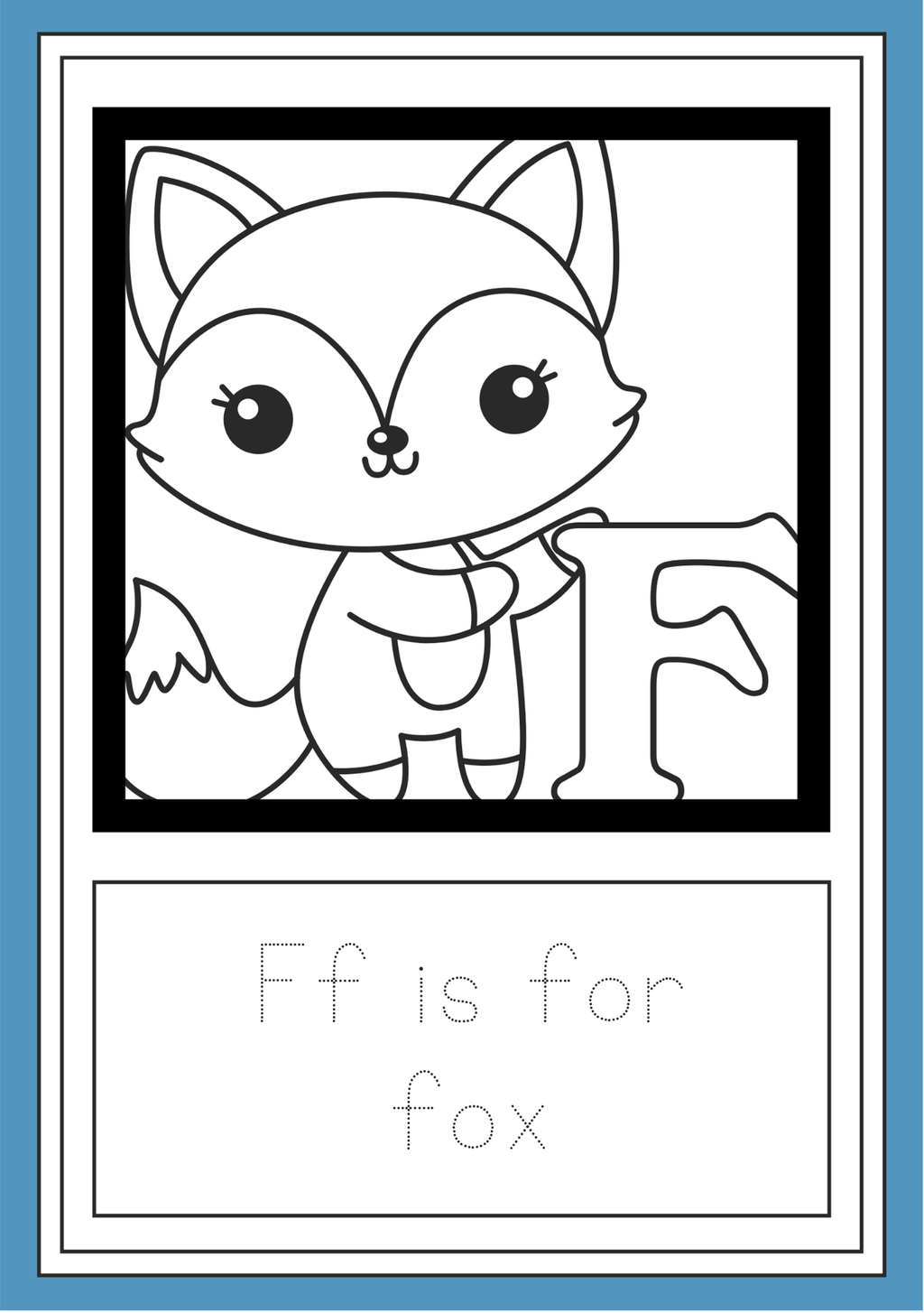 alphabet colouring book