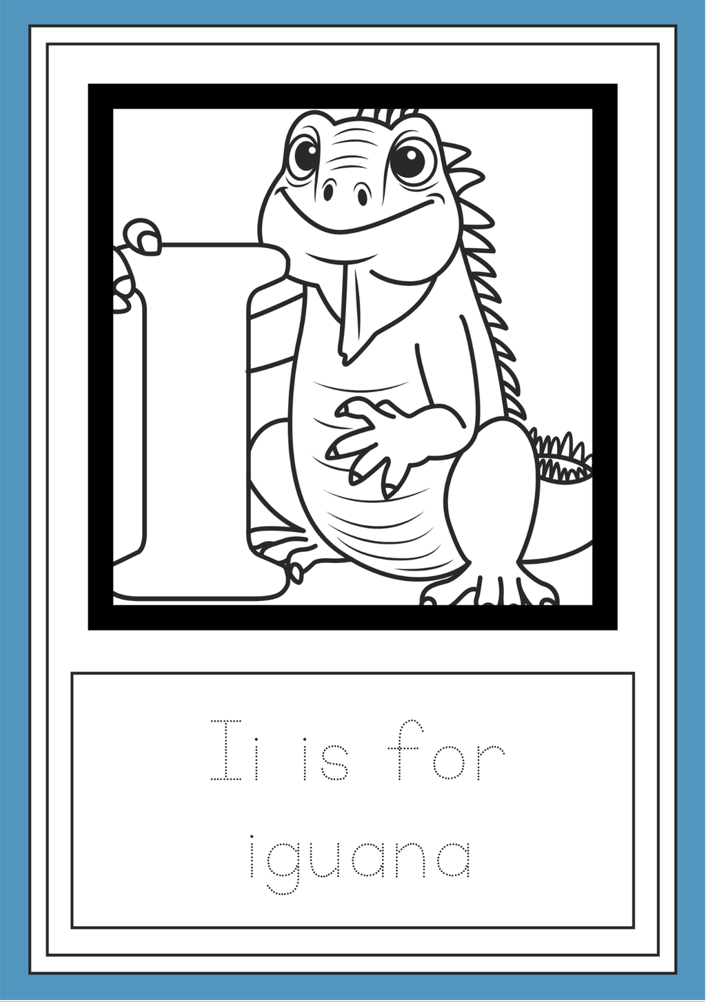 alphabet colouring book