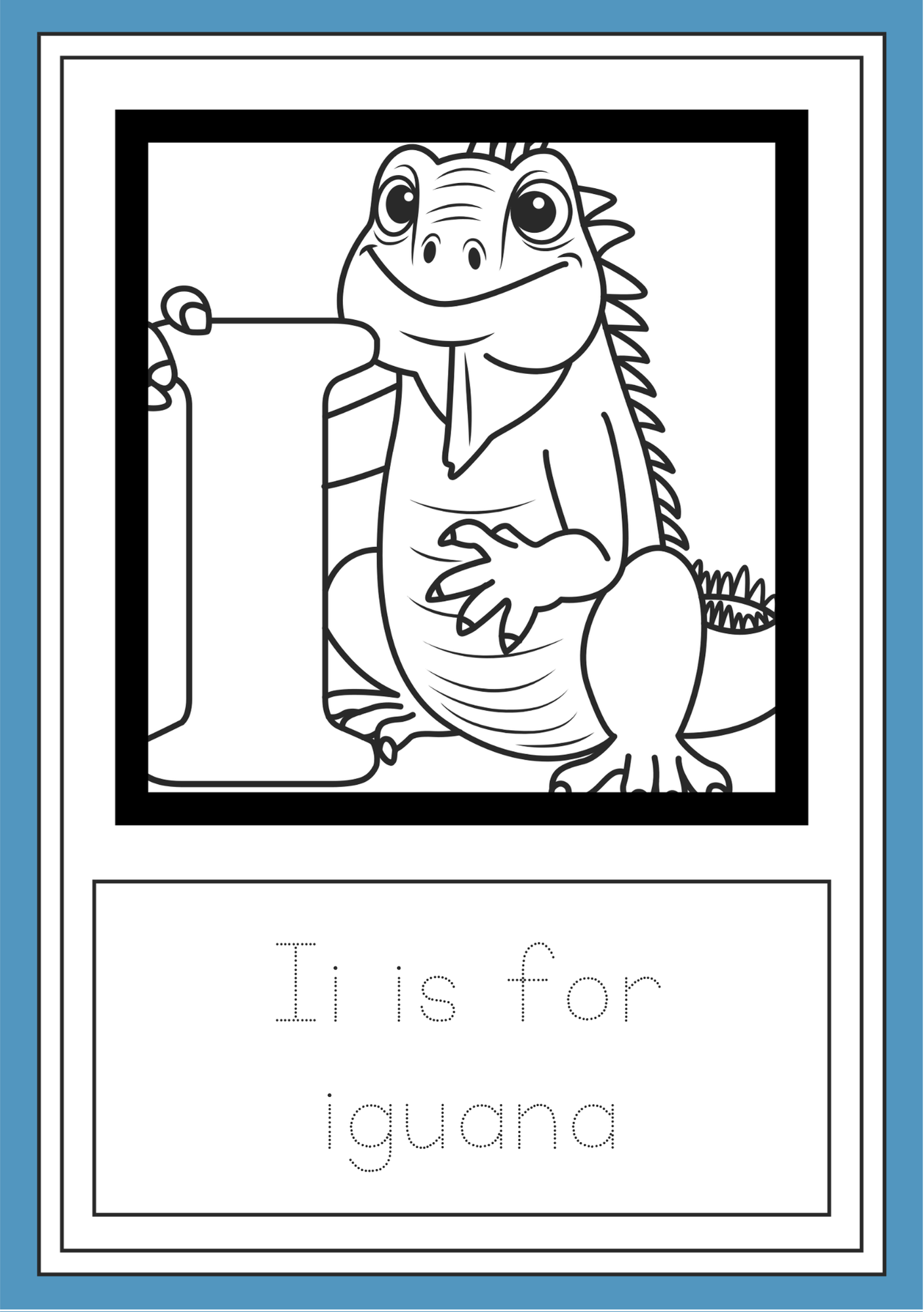 alphabet colouring book