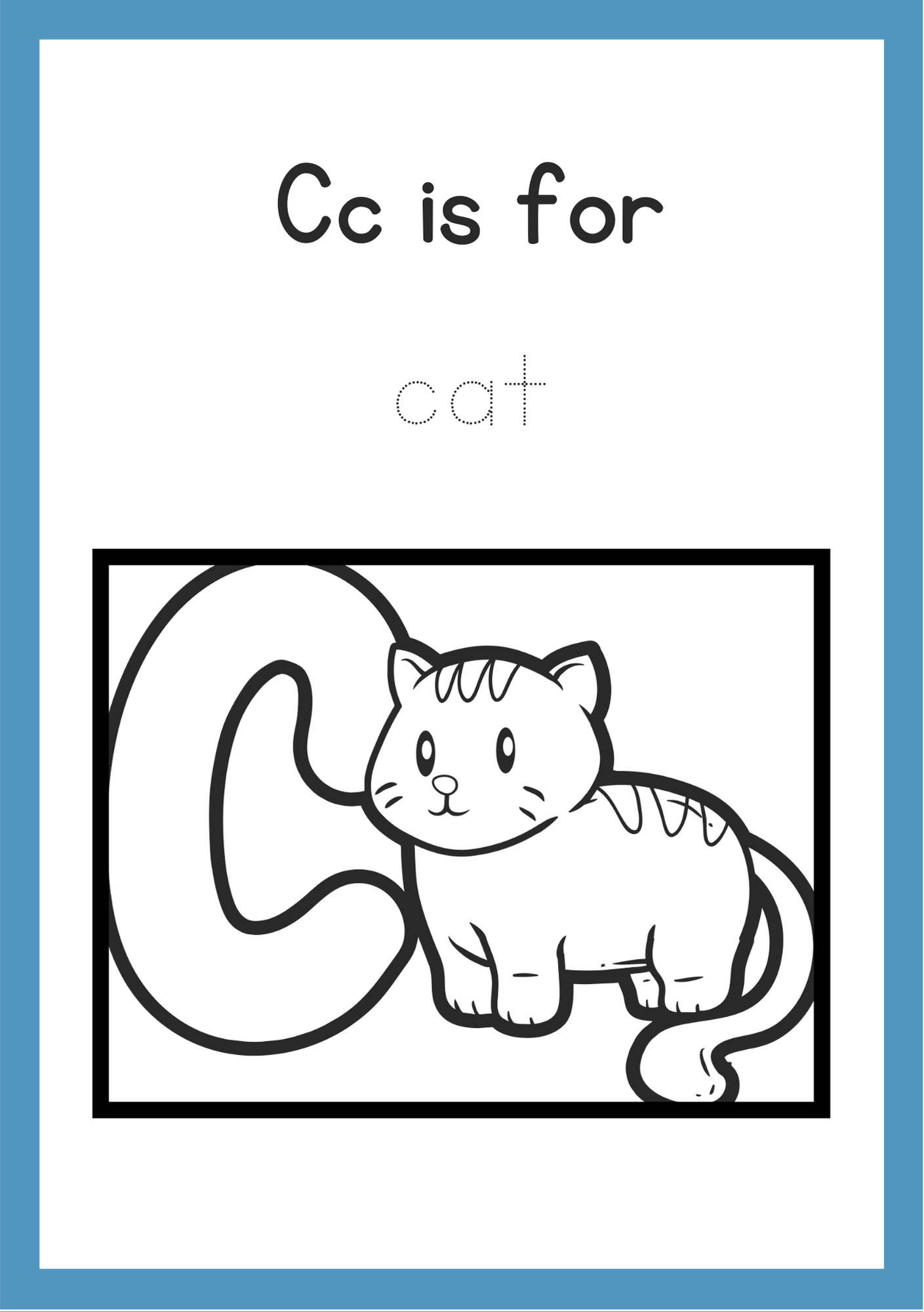 alphabet colouring book