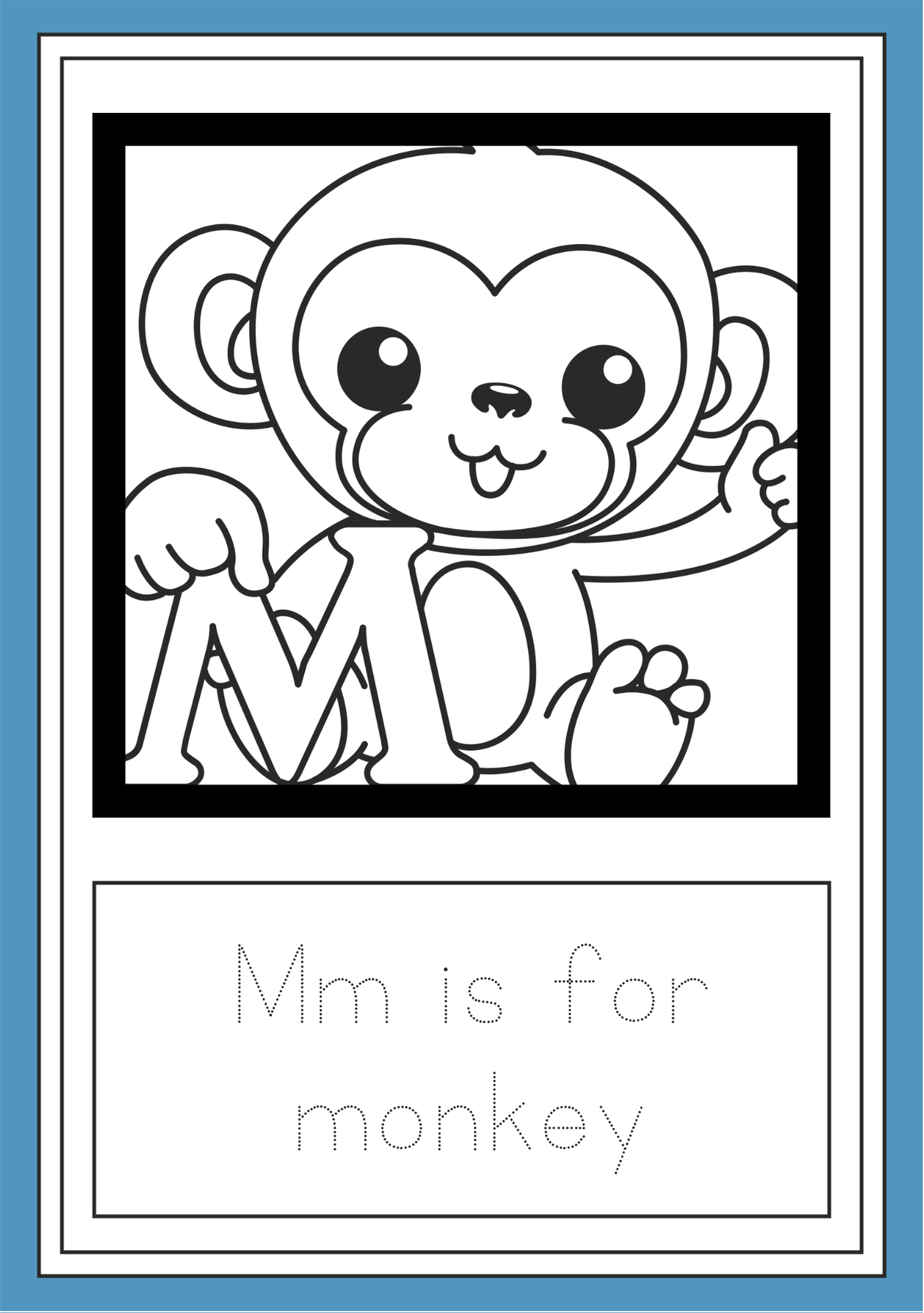 alphabet colouring book