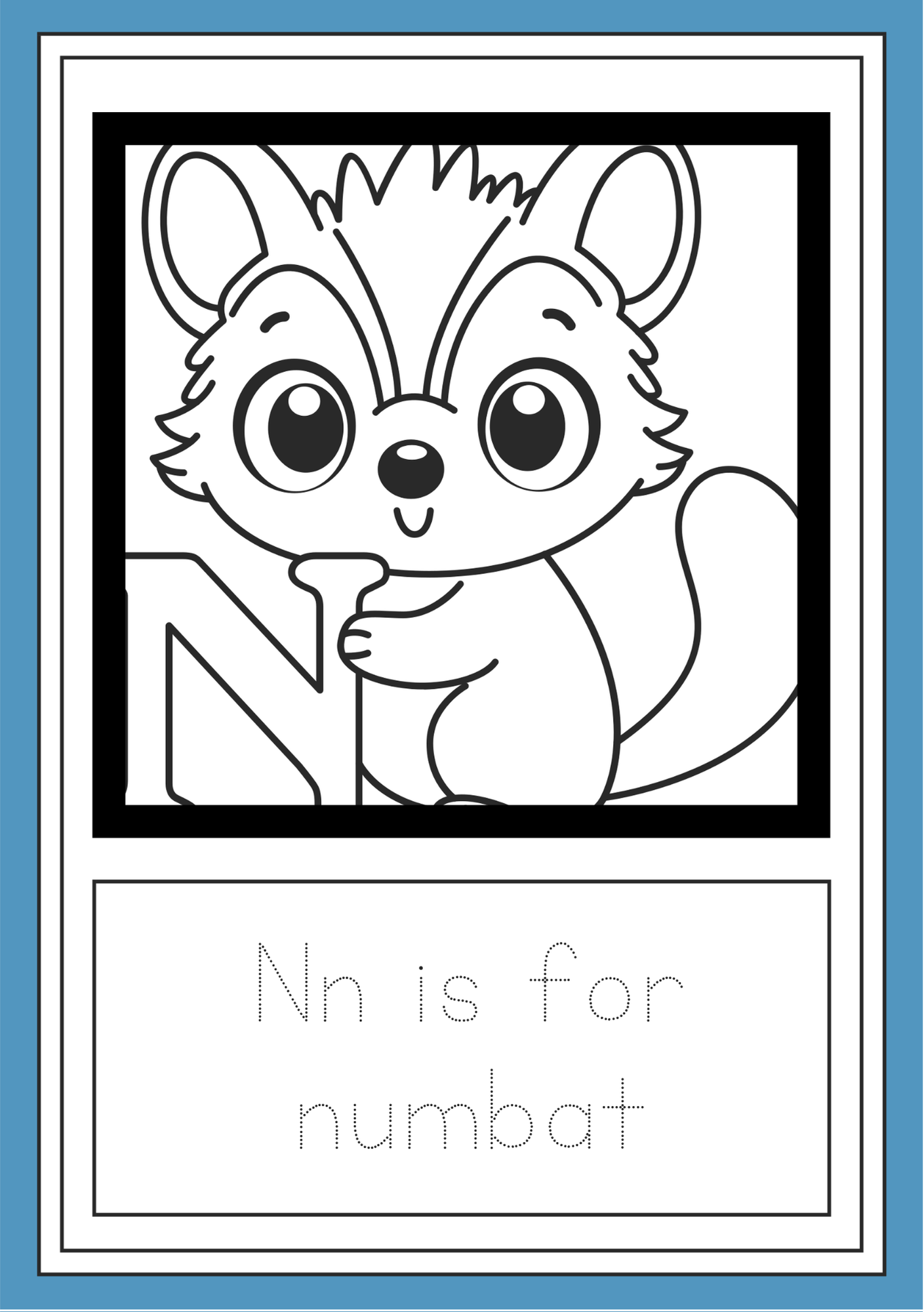 alphabet colouring book