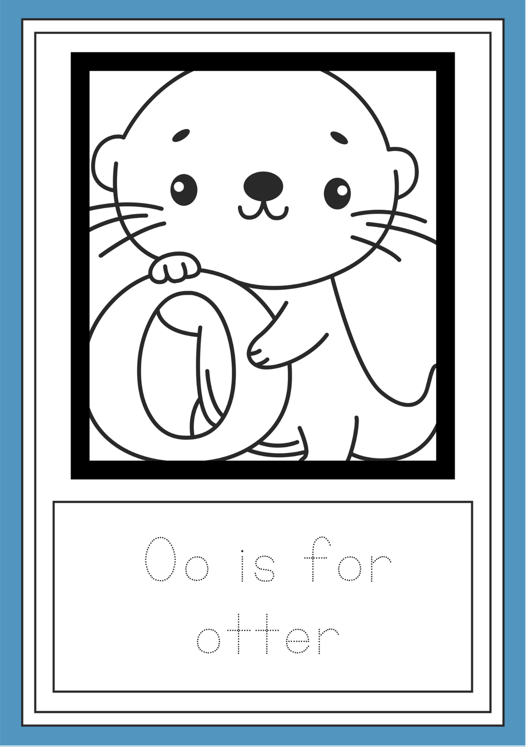 alphabet colouring book