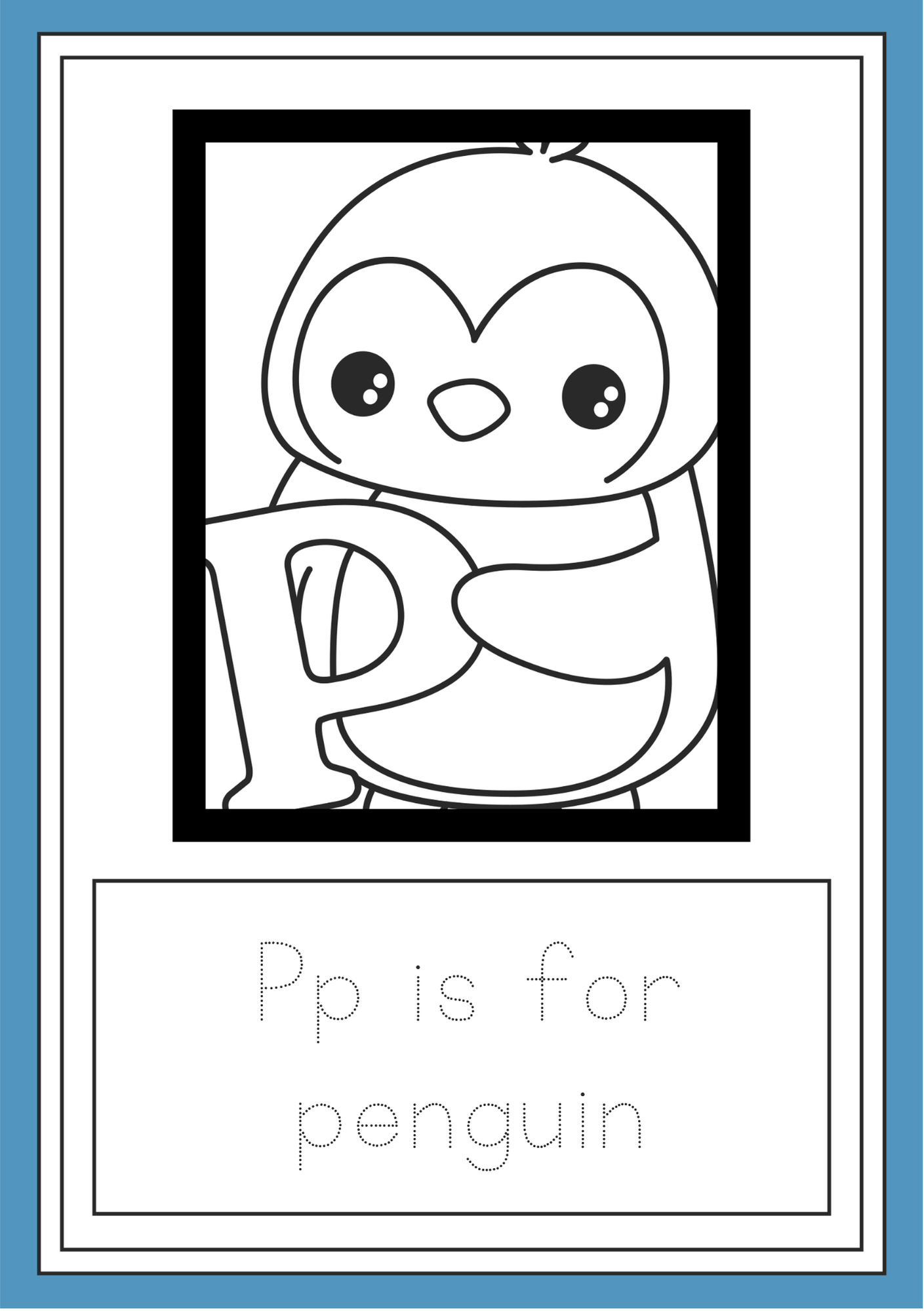 alphabet colouring book