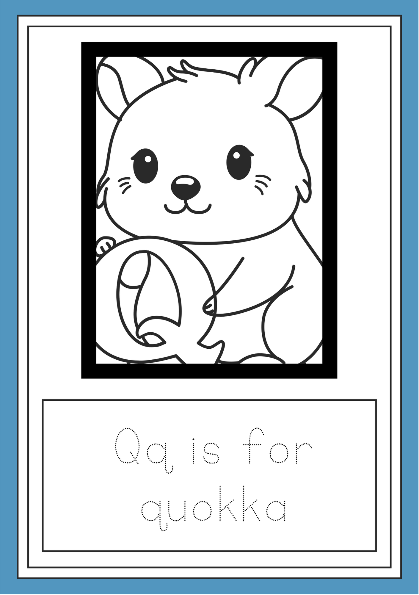 alphabet colouring book