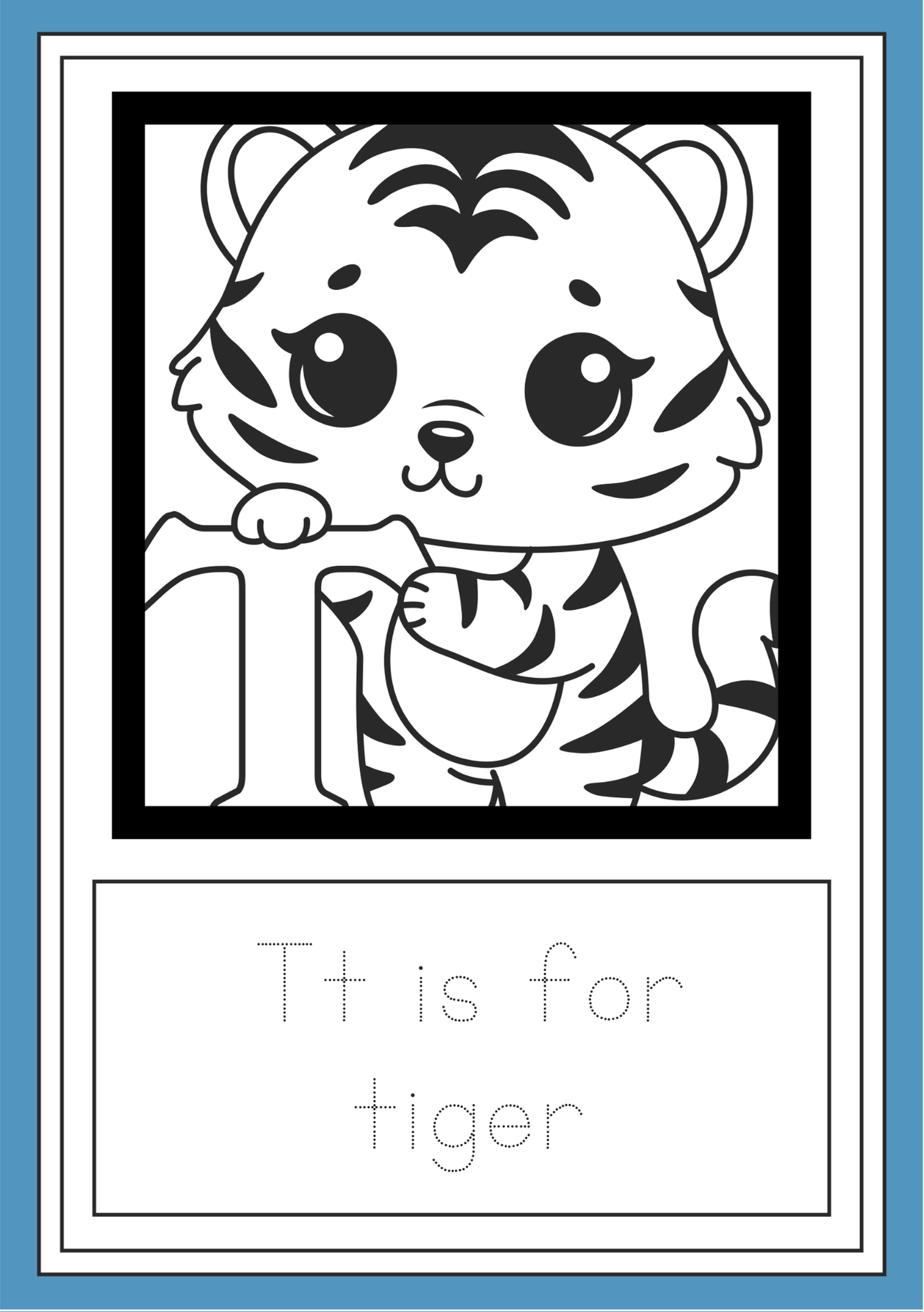 alphabet colouring book