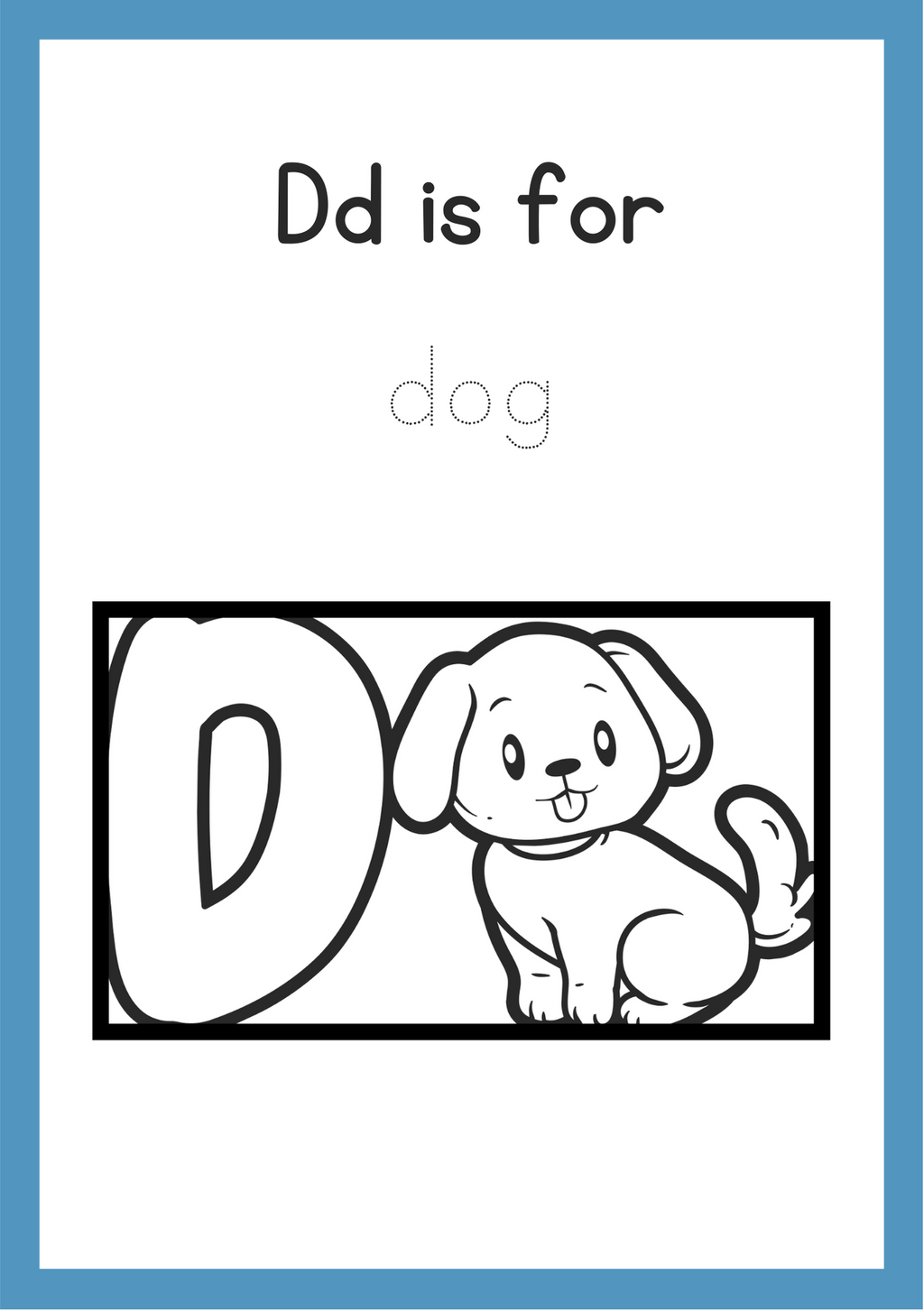 alphabet colouring book