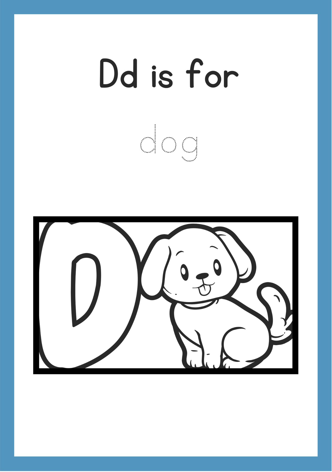 alphabet colouring book