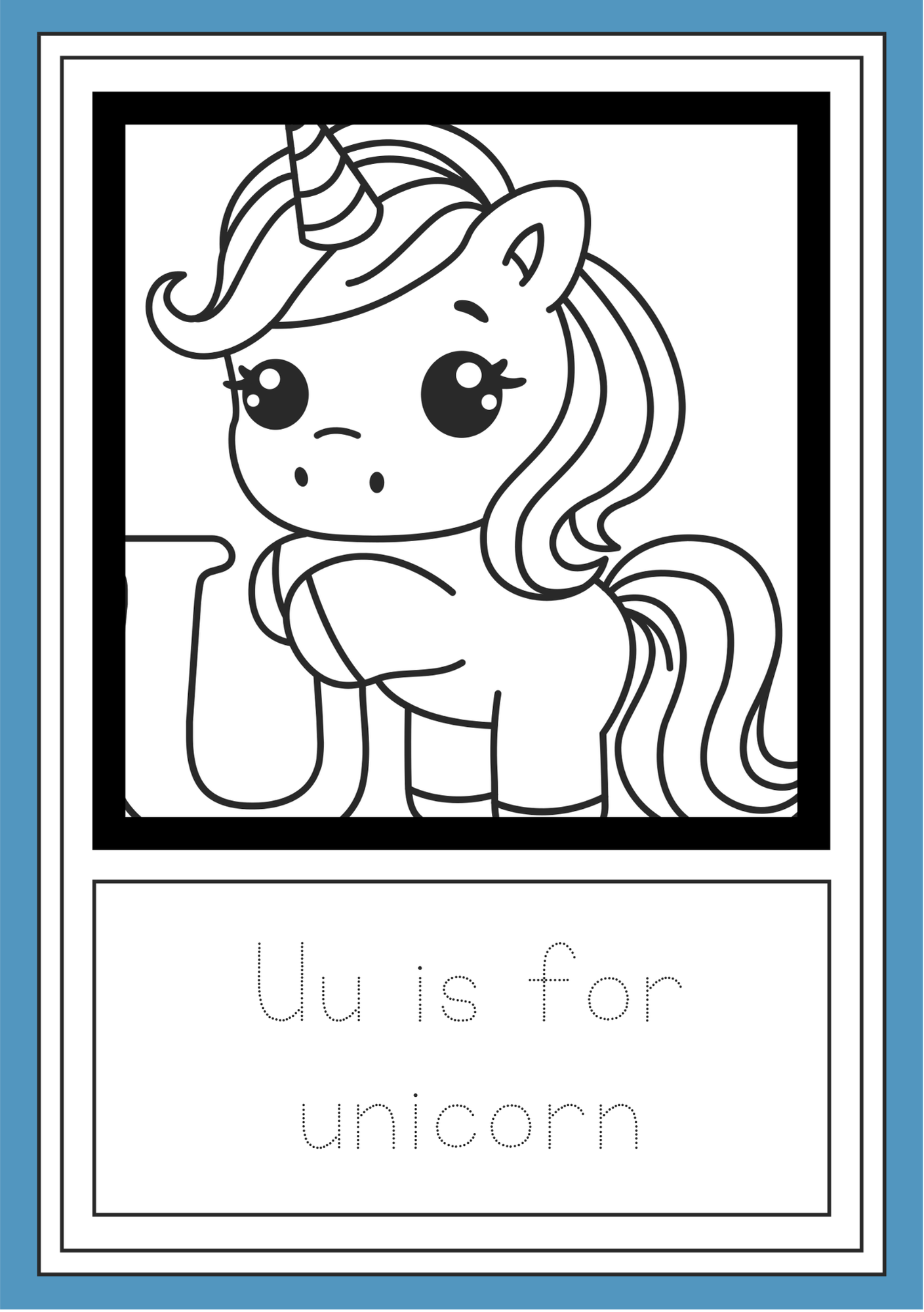 alphabet colouring book