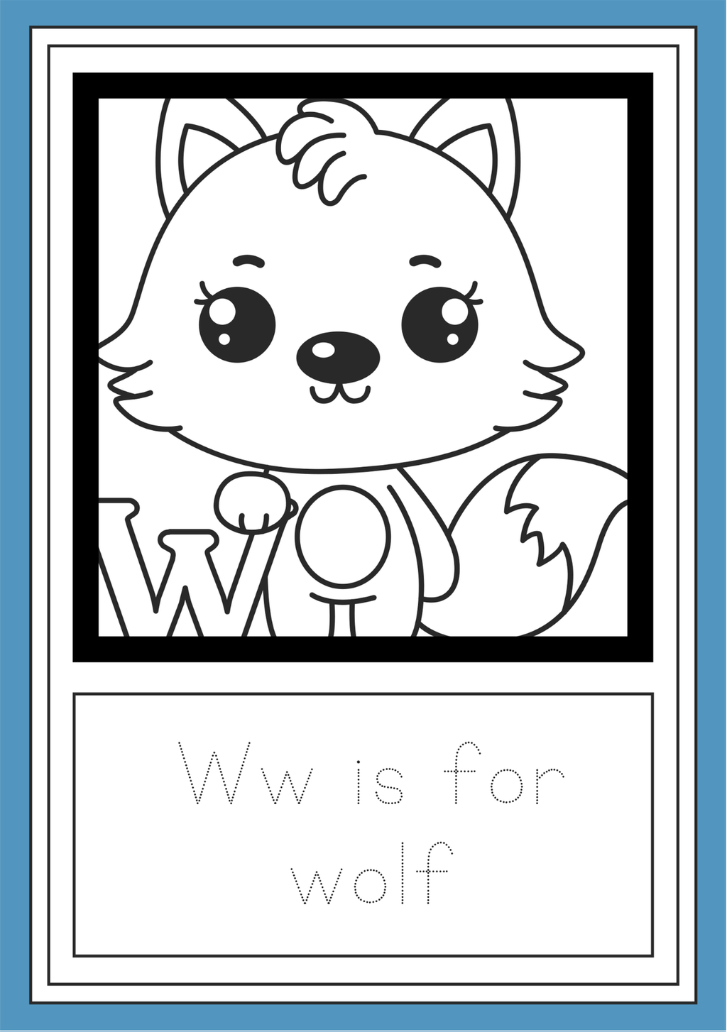 alphabet colouring book