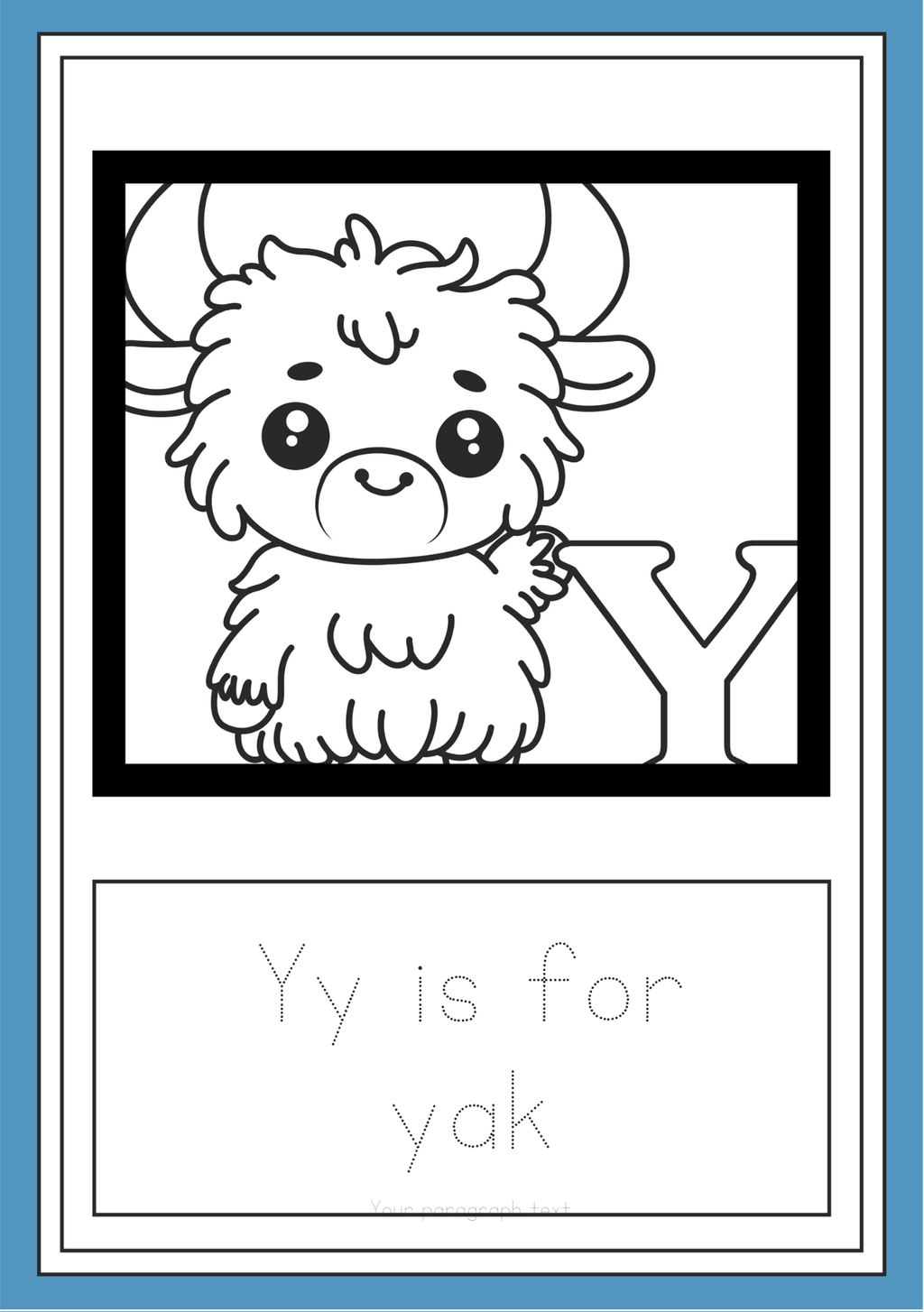 alphabet colouring book