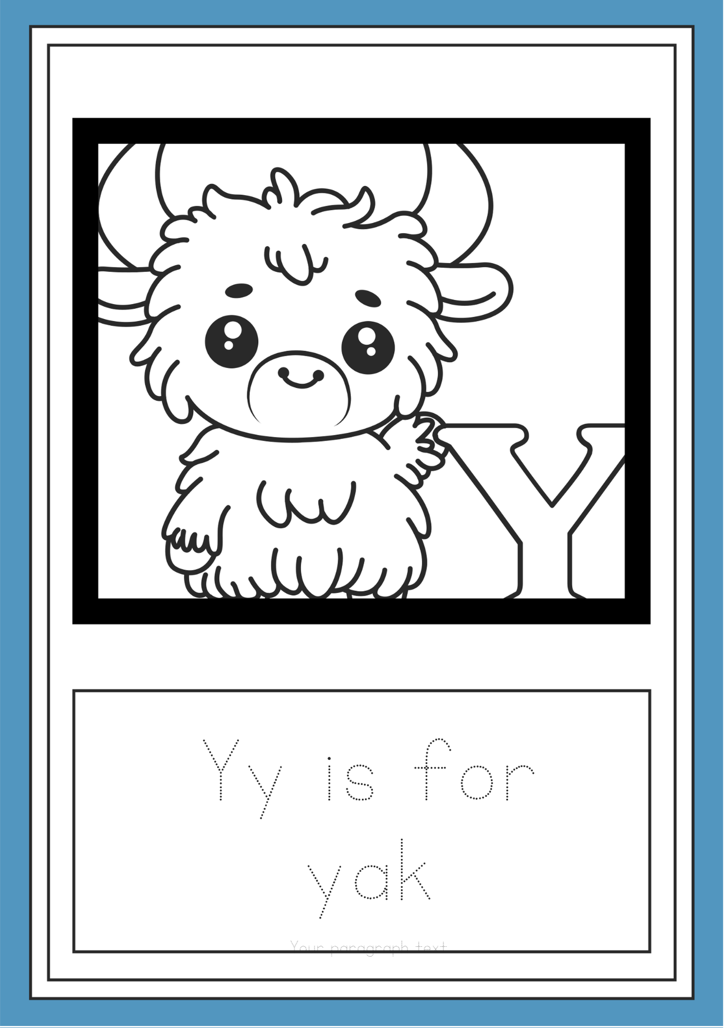 alphabet colouring book