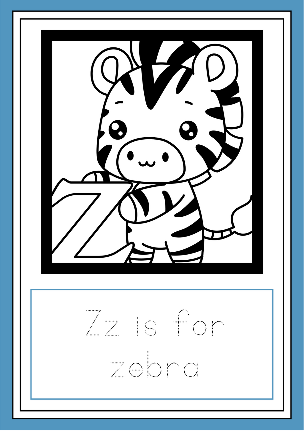 alphabet colouring book