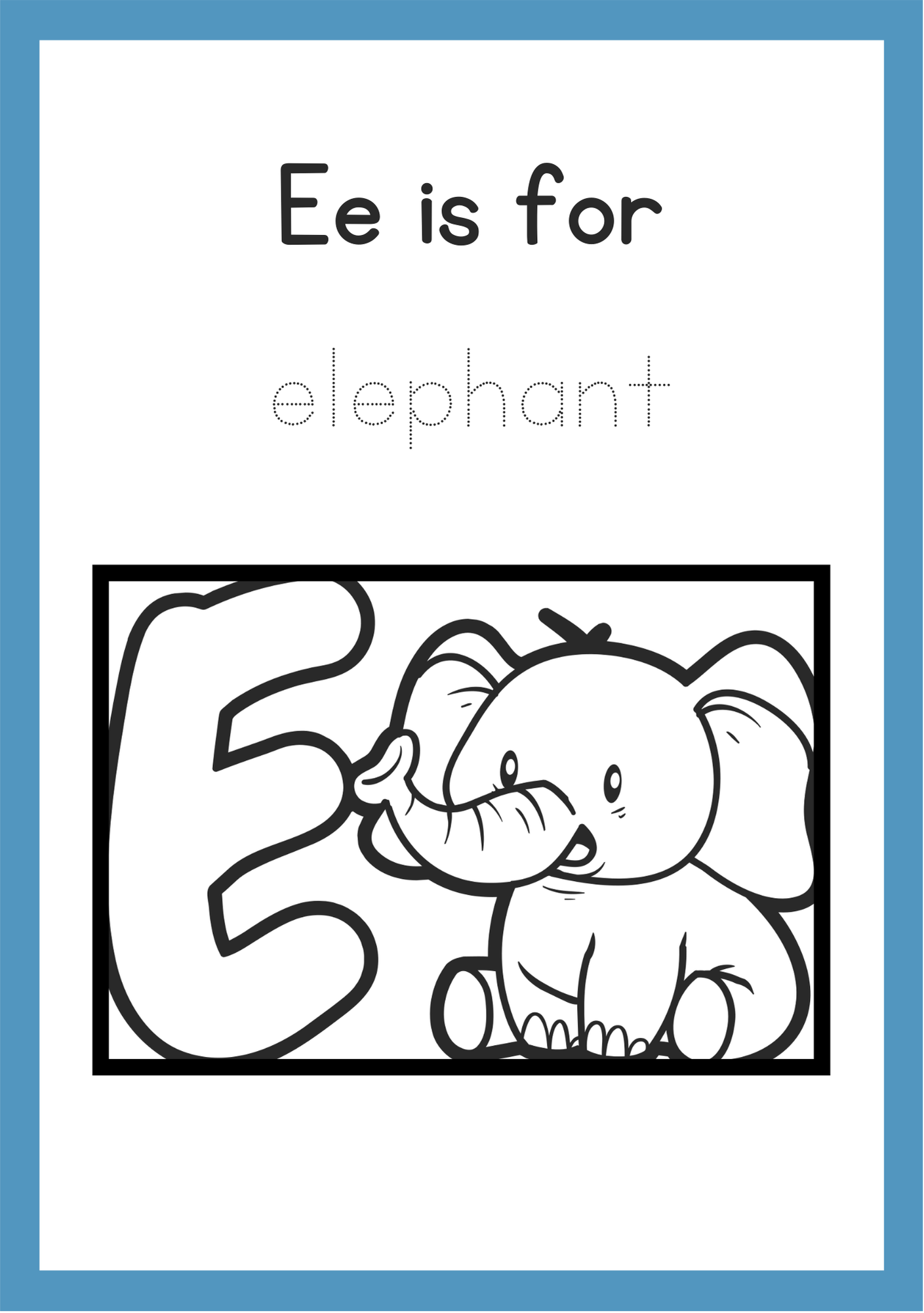 alphabet colouring book