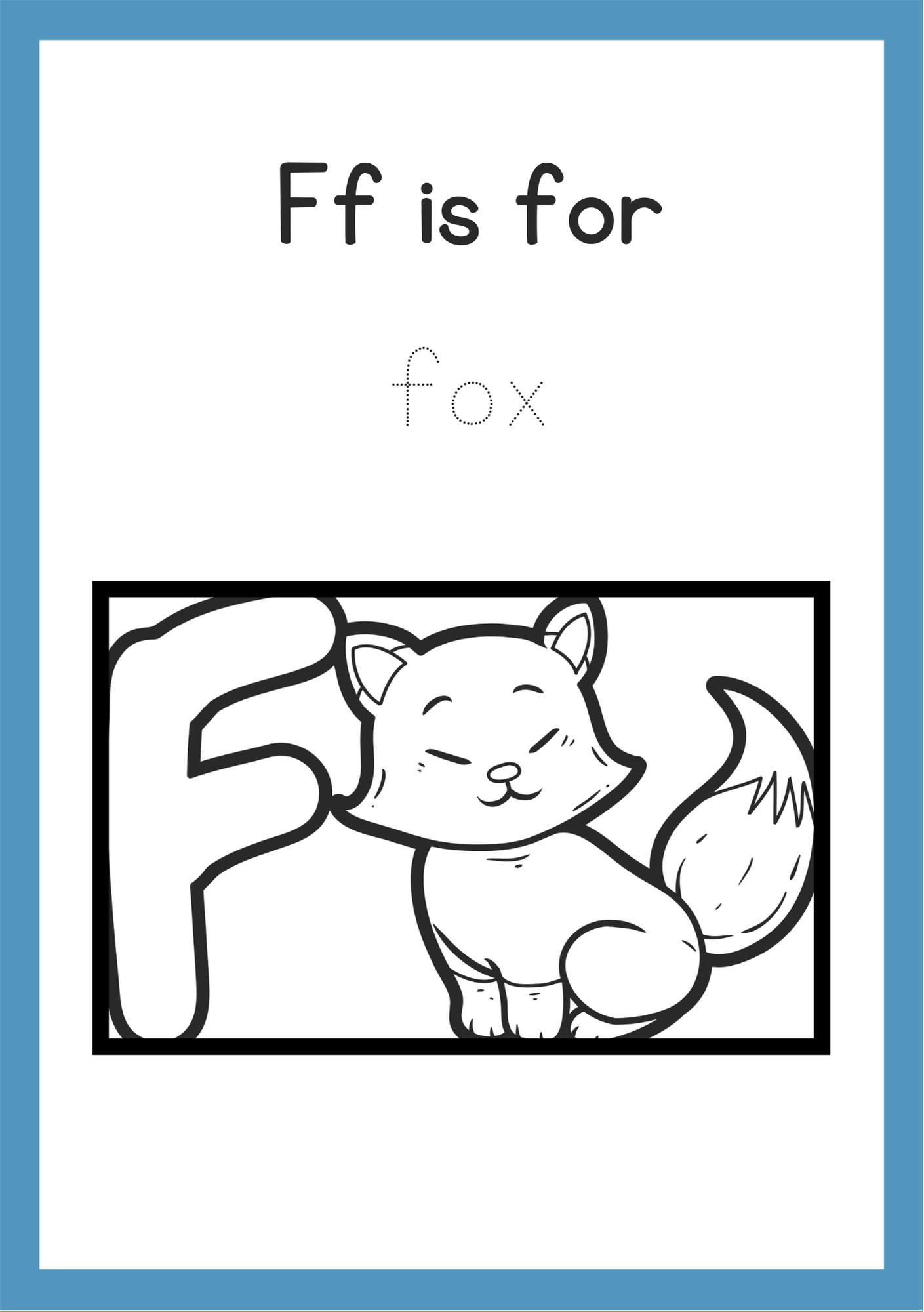 alphabet colouring book