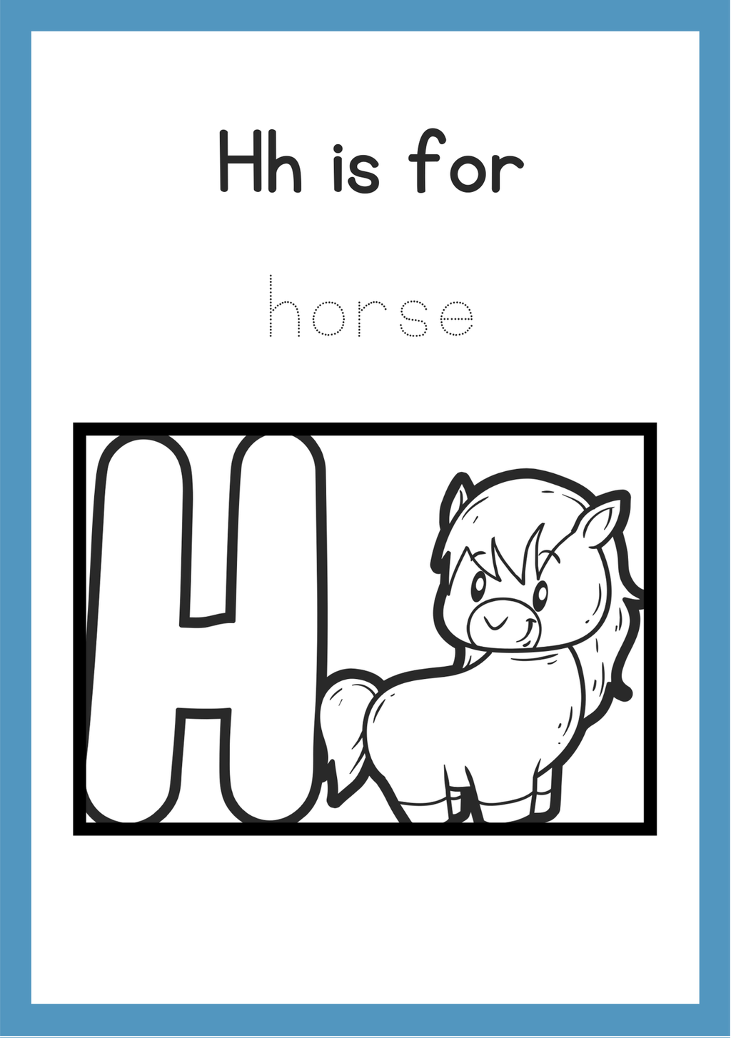 alphabet colouring book