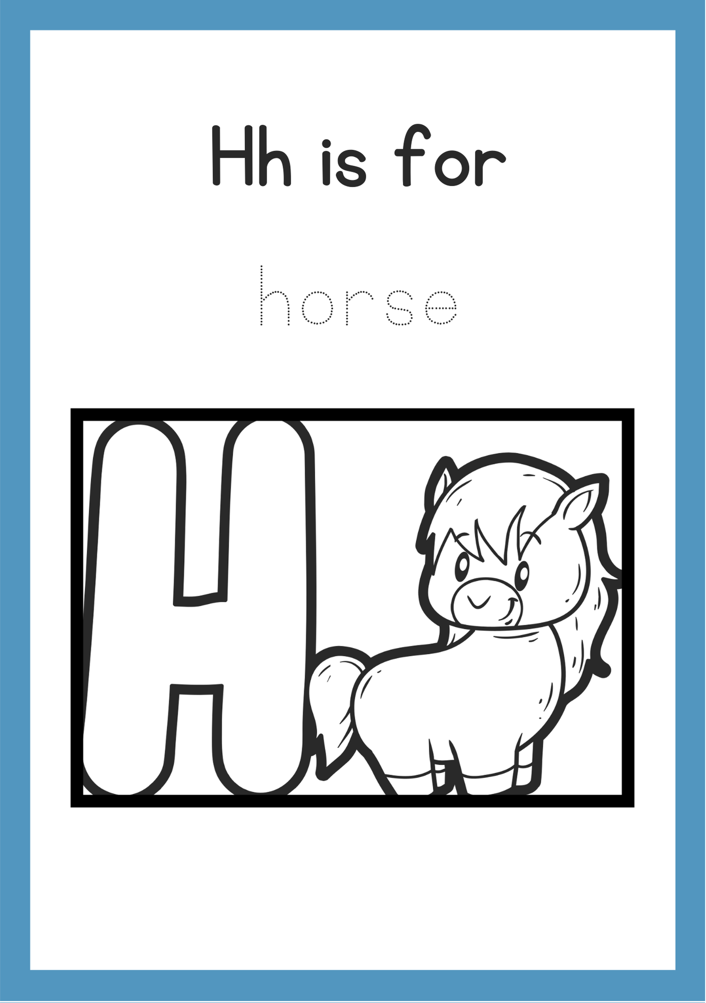 alphabet colouring book